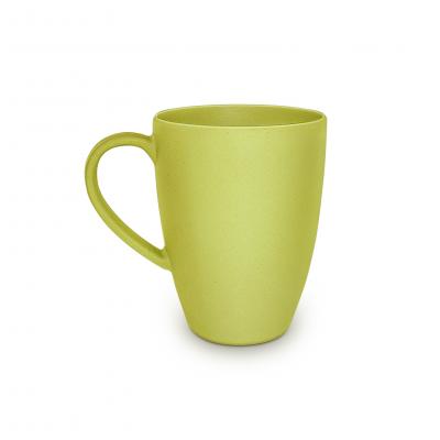 Image of Printed Zuperzozial Lean Back Bamboo Mug Lemony Yellow