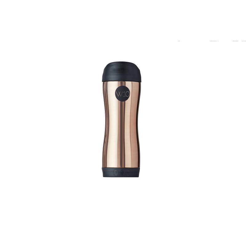 Image of Promotional W10 Push Button Travel Mug Riley Rose Gold