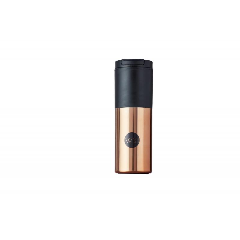 Image of Promotional W10 Blenheim Travel Mug Rose Gold & Black