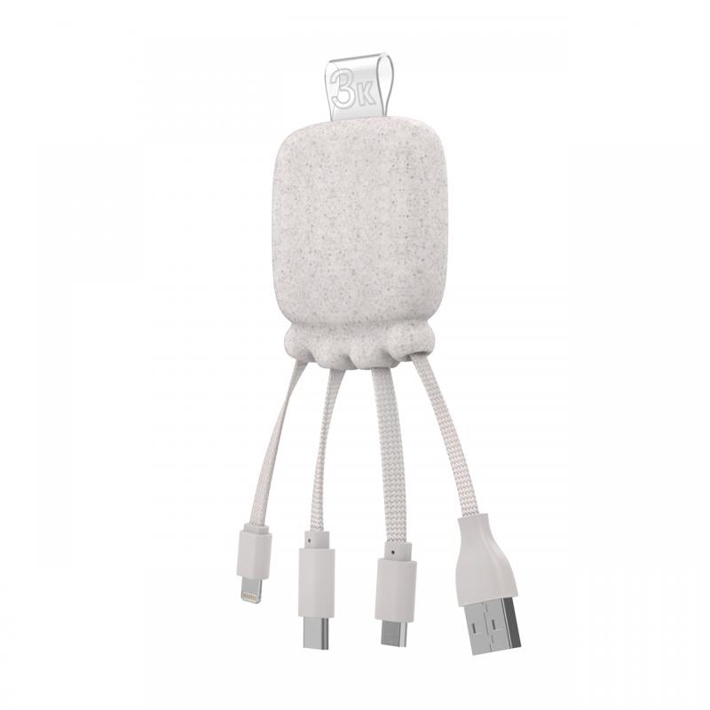 Knorretje Behandeling Adverteerder Promotional Xoopar Eco Wheat Octopus Multi Cable And Power Bank :: Xoopar |  Promotional Xoopar Products | Branded Xoopar Chargers | Cheap Xoopar  Products | Printed With Your Logo | Eco-Friendly &