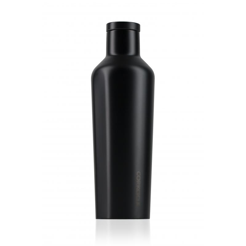 Image of Promotional Corkcicle Canteen Insulated Stainless Steel Bottle Dipped Blackout