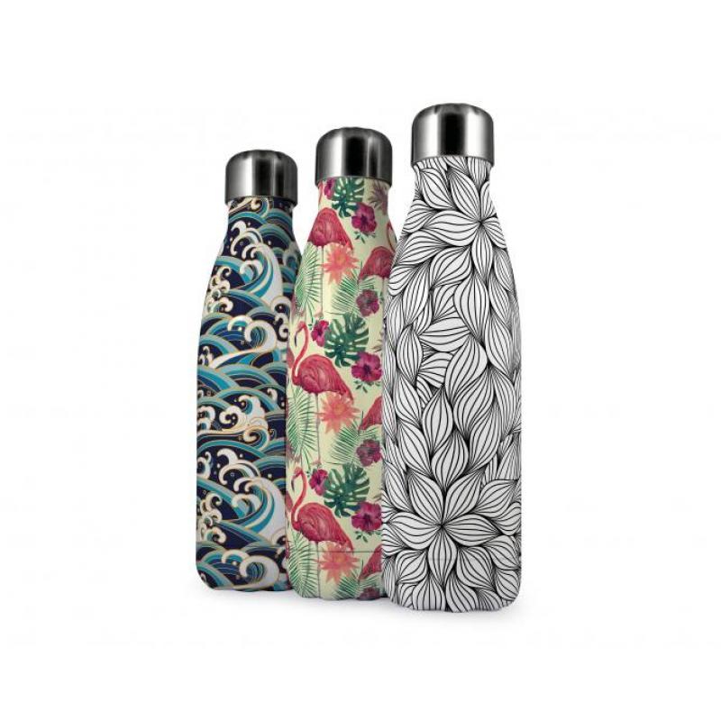 Image of Promotional Eevo Insulated Bottle With All Over Branding And Antibacterial Coating