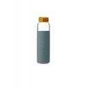 Image of Promotional Soma Glass Water Bottle With Bamboo Lid Grey