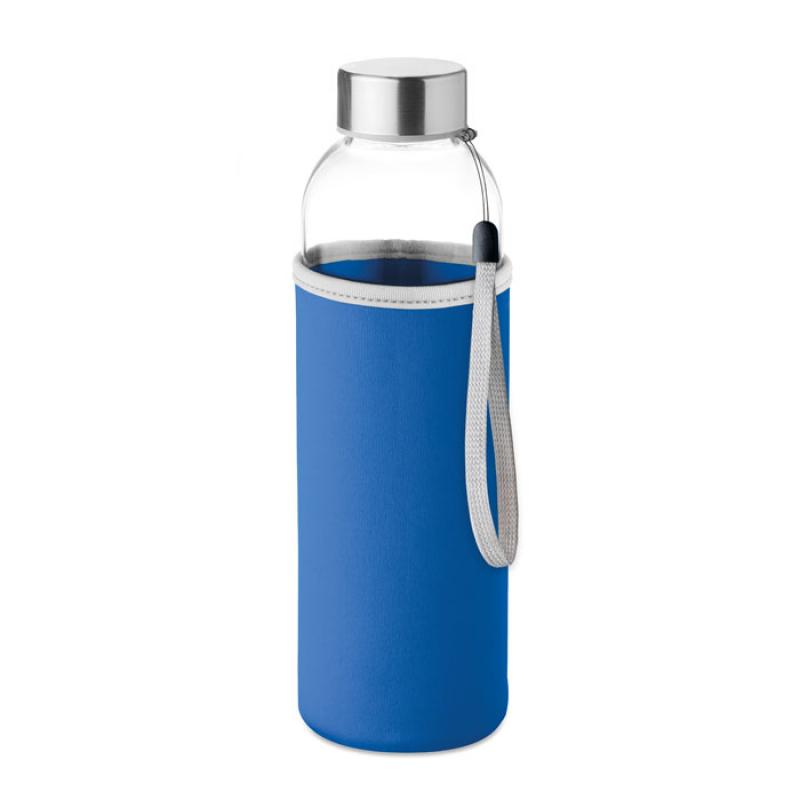 Image of Utah Glass Bottle 500ml Royal Blue Pouch