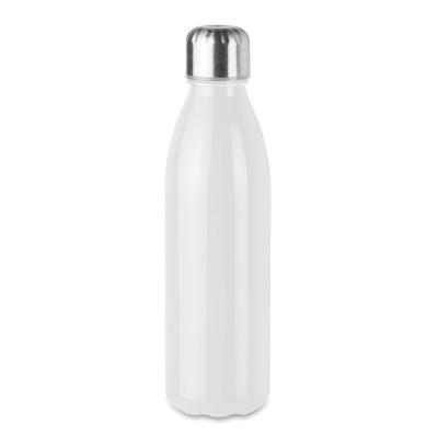Image of Promotional Retro Style Glass Water Bottle White