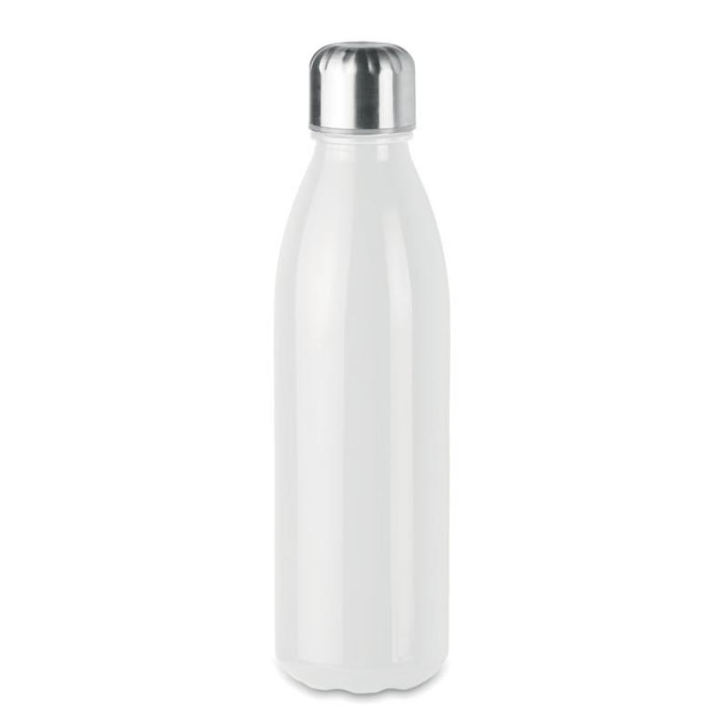 Image of Aspen Glass Drinking Bottle 650ml White