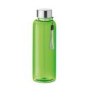 Image of Utah RPET Recycled Water Bottle 500ml Transparent Lime Green 