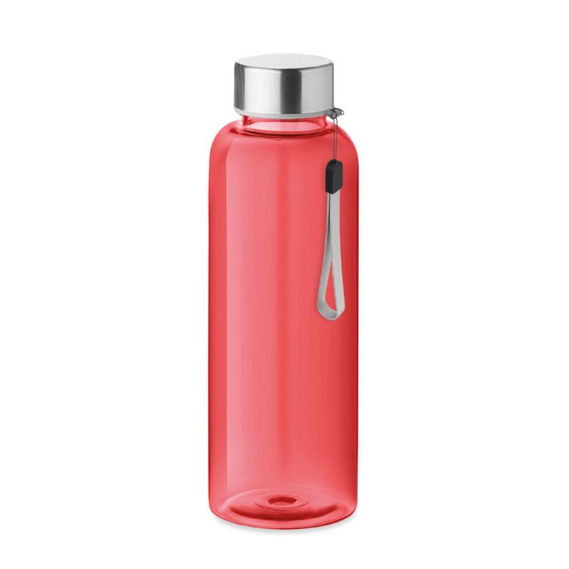 Image of Promotional Eco rEPT Recycled Water Bottle Transparent Red 500ml