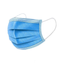 Image of PPE Protective Blue Disposable Face Mask Universal Fit EN Certified 