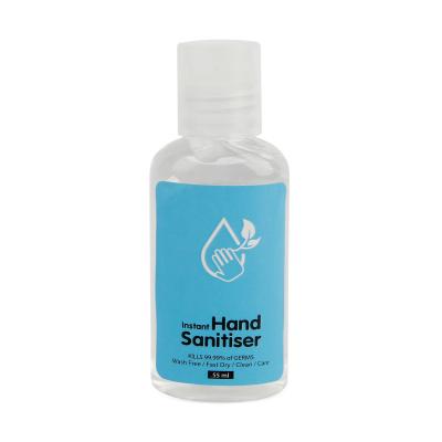 Image of PPE Antibacterial Hand Sanitiser In 55ml Pocket Size Bottle EN1500 Compliant   