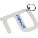 Image of Promotional PPE Hygiene Key For Pushing Buttons And Opening Doors White