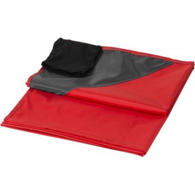 Image of Branded Picnic Blanket With Pouch Red