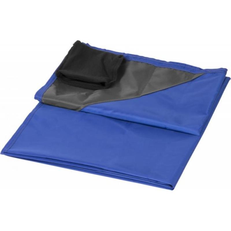 Image of Promotional Picnic Blanket With Pouch Blue