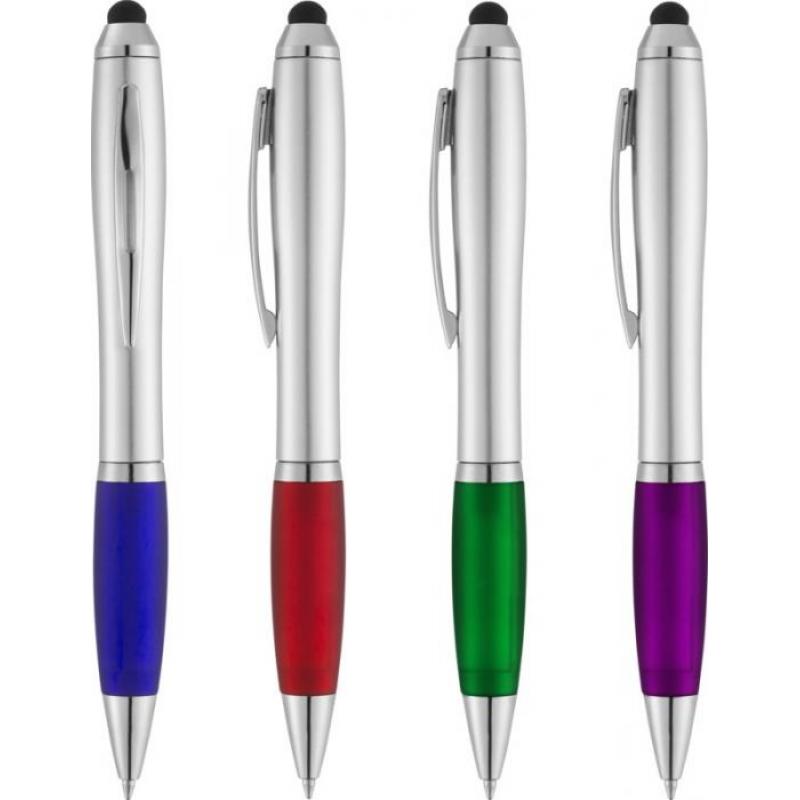 Image of Personalised Cheap Touch Screen Stylus Pen With Coloured Grip