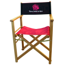 Image of Promotional Outdoor Directors Chair With Large Branding Area Made In The UK