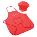 Image of Promotional Kids Cooking Apron And Chefs Hat Printed With Your Company Branding