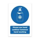 Image of PPE Hand Sanitise Between Hand Washing Sign
