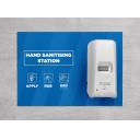 Image of Promotional PPE Hand Sanitiser Dispenser Station Wall Mounted