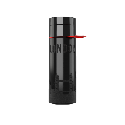 Image of Promotional Eco Join The Pipe City Water Bottle LONDON Black