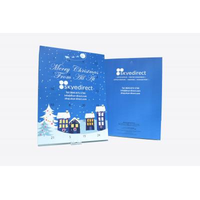 Image of Promotional Advent Calendars - Traditional 24 Christmas Milk Chocolates