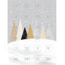 Image of Branded Traditional Chocolate Advent Calendar Pre Designed - Oh Christmas Tree