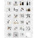 Image of Promotional Traditional Chocolate Advent Calendar Pre Designed - Contemporary Christmas