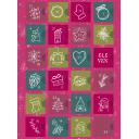 Image of Promotional Traditional Chocolate Advent Calendar Pre Designed - Chic Christmas