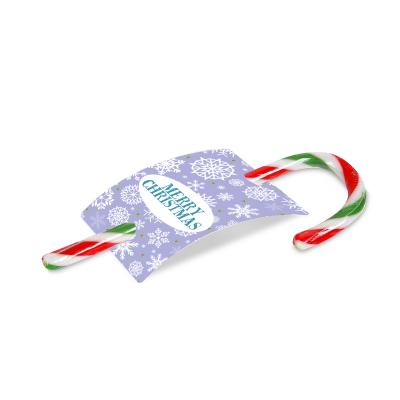 Image of Branded Traditional Christmas Candy Cane With Full Colour Printed Card