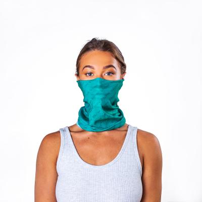 Image of Branded Antiviral Bumpaa Snood Face Cover Teal
