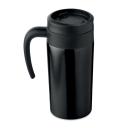 Image of Promotional Double Walled Takeaway Mug With Handle 340ml