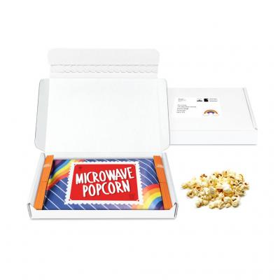 Image of Promotional Letter Box Microwave Popcorn Gift Box Delivered Direct To Your Clients