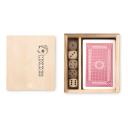 Image of Promotional Playing Cards And Dice Set Presented In Wooden Box