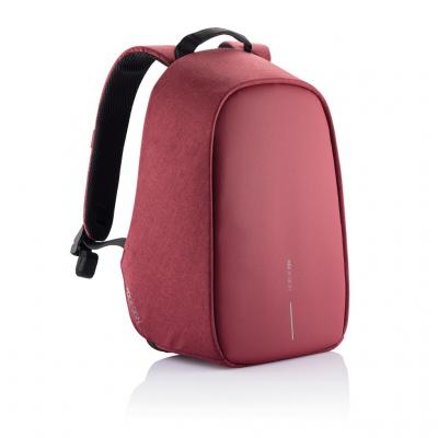 Image of Printed Eco Cherry Red Bobby Hero Small Anti-theft backpack. Custom Branded With Your Logo