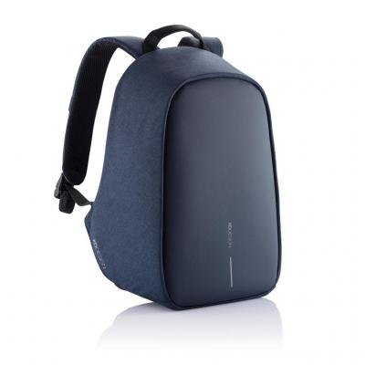 Image of Custom Branded Eco Navy Blue Eco Bobby Hero Small Anti-theft Backpack. Printed With Your Brand Logo