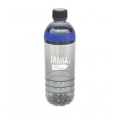Image of Promotional Express Printed Sports Bottle. 750ml Smoked Black Branded Drinks Bottle