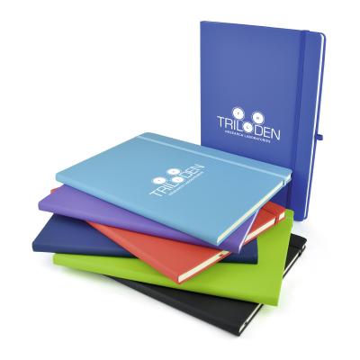 Image of Express Printed A4 Soft Touch Notebook With Full Colour Branding