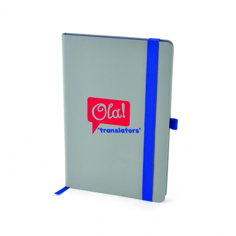 Image of Promotional A5 Soft Touch Notebook With Lined Pages Express Printed