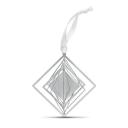 Image of Promotional Christmas Tree Hanging Decoration Square Shaped Mailable Christmas Gift
