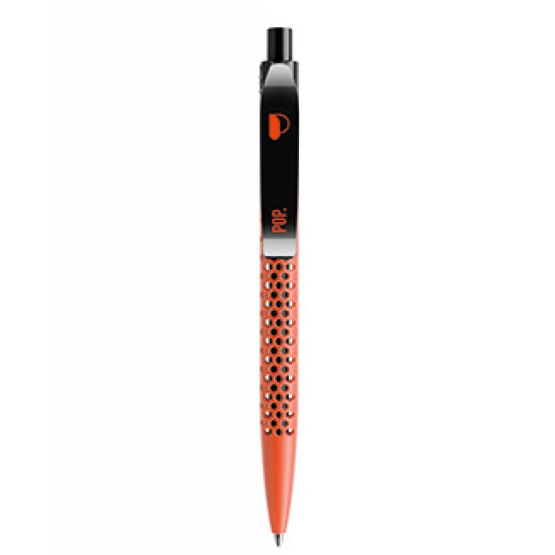 Image of Printed Prodir QS40 True Biotic Pen Eco Sustainable Biodegradable Pen Coral Orange