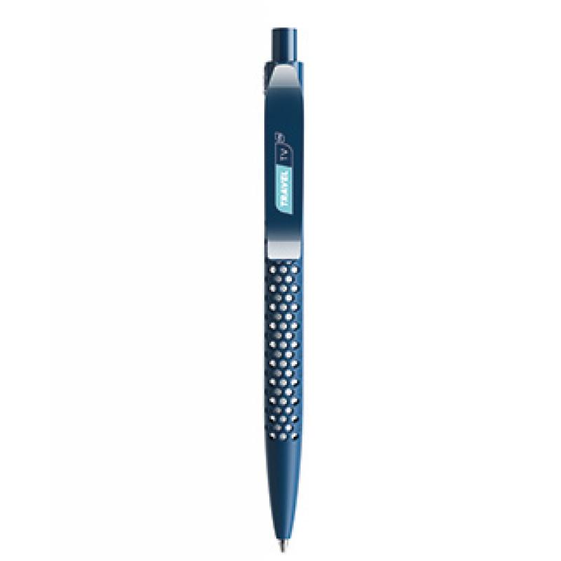 Image of Personalised Prodir QS40 True Biotic Pen Eco Sustainable Biodegradable Pen Blue Sea