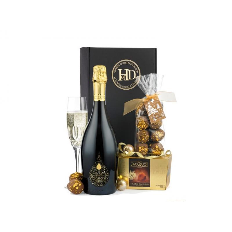 Image of Prosecco And Chocolates Christmas Gift Set Individual Mailing Available 