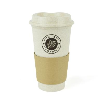 Image of Express Printed Reusable Bamboo And PP Takeaway Mug