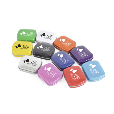 Image of Promotional Mints In A Express Printed Mini Rectangular Gift Tin
