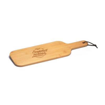 Image of Promotional Paddle Shaped Cheese Board Made From Eco Bamboo