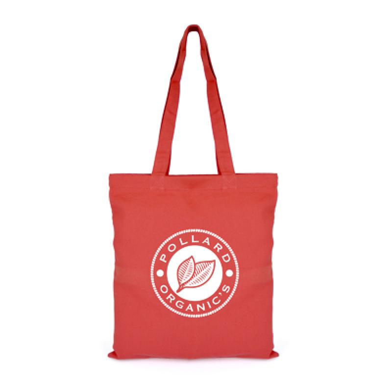 Image of Promotional Reusable Cotton Shopping Bag With Long Handles