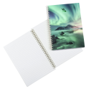 Image of Promotional Eco Notebook A4 & A5 Bespoke Branded With Vegetable Ink White Spiral