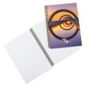 Image of Bespoke Recyclable Notebook Branded With Vegetable Ink A4 & A5 Black Spiral