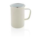 Image of Promotional Retro Enamel Mug Large Campfire Mug White