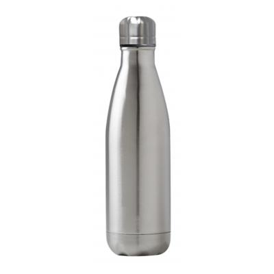 Image of Printed Chilly Style Bottle Insulated Stainless Steel Glossy Silver