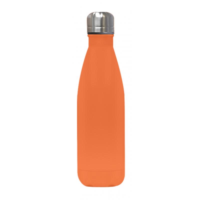 Image of Promotional Chilly Style Bottle Reusable Thermos Bottle Matt Orange